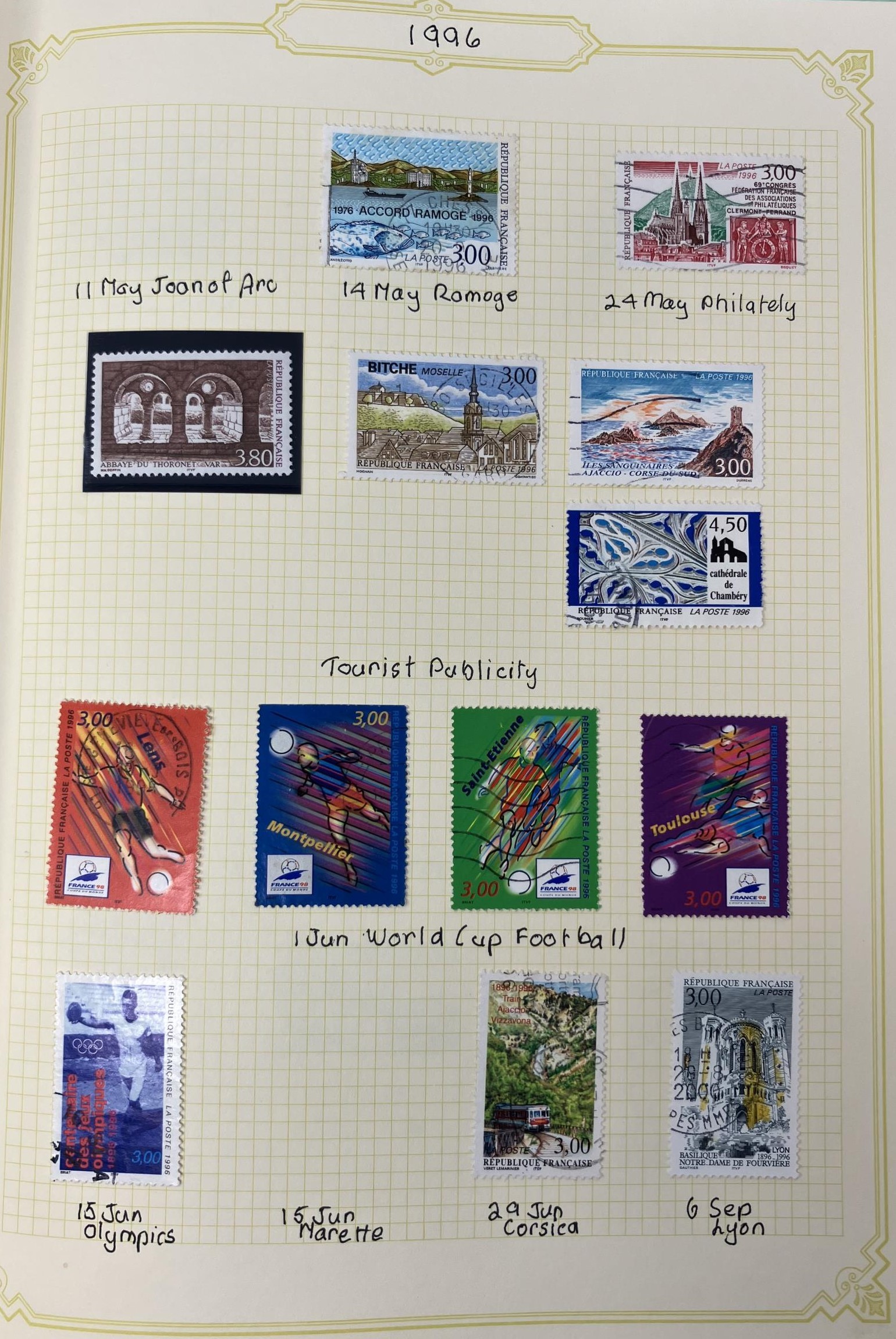 A collection of France stamps, 1849-2005, in four albums (box) - Image 4 of 11