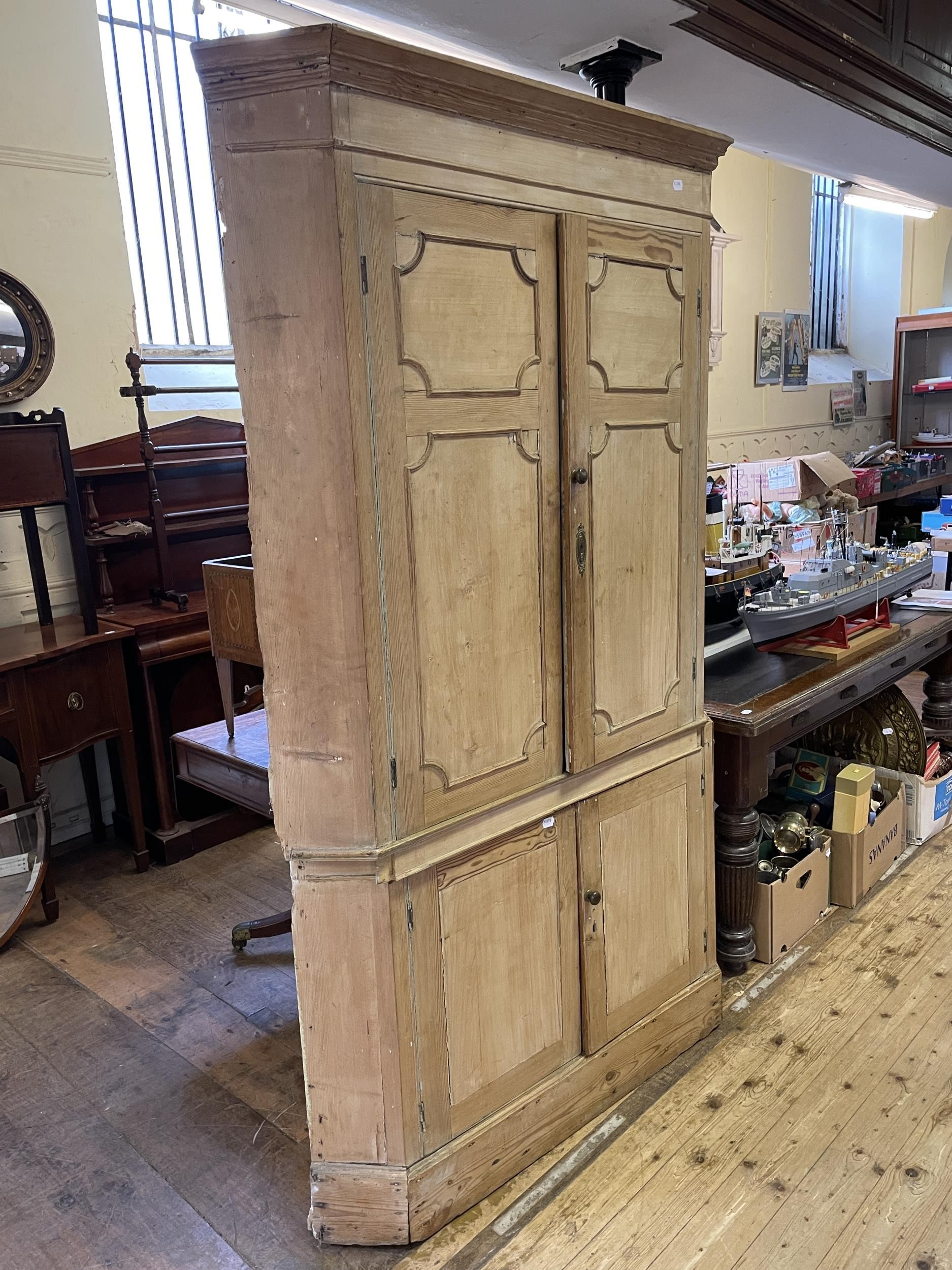 A 19th century mahogany enclosed dressing table, the folding top to reveal an adjustable mirror, and - Image 2 of 5