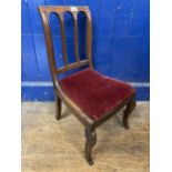 A 19th century child's dining chair