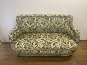 A Victorian style sofa, 142 cm wide