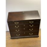 A mahogany bureau, 107 cm wide