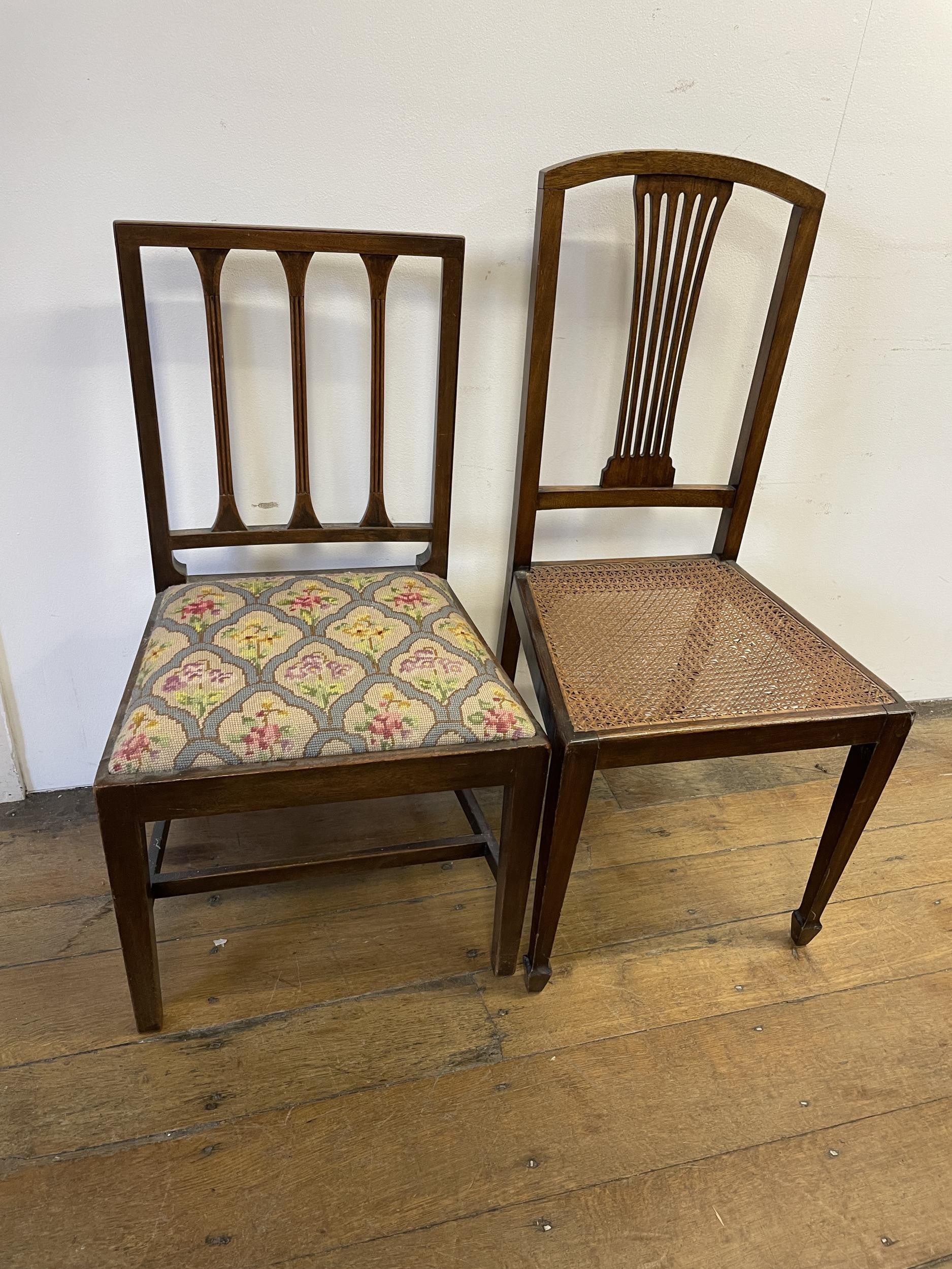 A bookcase, a side table, three mirrors, a drop leaf table, a nursing chair, two cast metal - Image 7 of 13