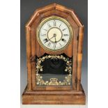 An American mantel clock, and assorted other items (qty)