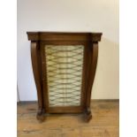 A mahogany pier cabinet, 61 cm wide