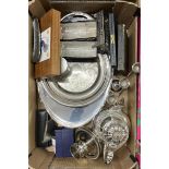 Assorted silver plate (box)