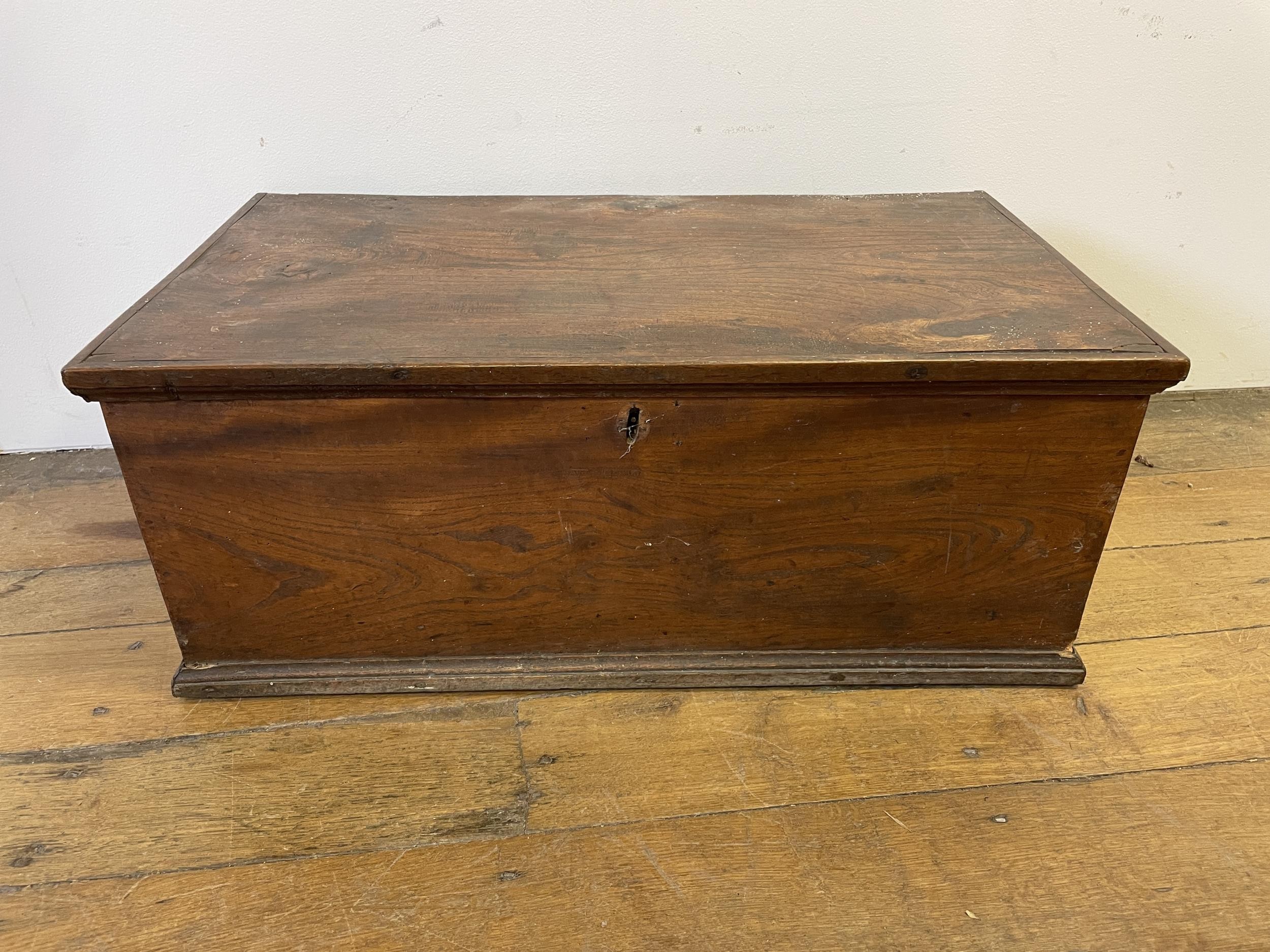 A walnut Sutherland table, a wall shelf, a trunk, a single chair, a commode stool, a shaving - Image 3 of 7