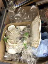 Assorted ceramics and glasswares (qty)