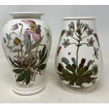 A Portmeirion Botanical vase, 21 cm high, assorted ceramics and glassware (3 boxes)