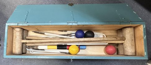 A Croquet Set Incomplete