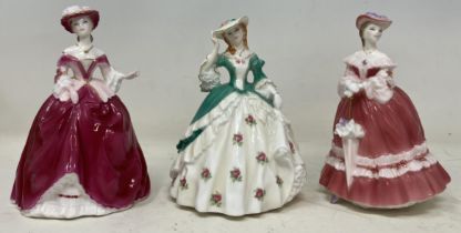 A set of six Royal Worcester figures, assorted other ceramics (box)