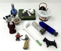 A Bonzo figure, and assorted other items (box)