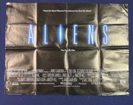 Aliens, 1986, UK Quad film poster, 39.8 x 30 inches Folded