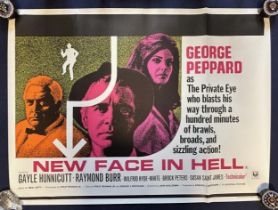 New Face in Hell, 1968, UK Quad film poster, size 40 x 30 inches Rolled, previously folded