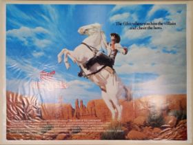 Legend Of The Lone Ranger, 1981, UK Quad film poster, 76.2 x 101.6 cm Folded