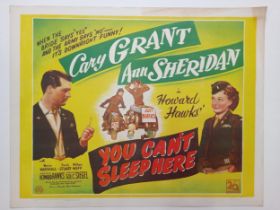 You Can't Sleep Here, 1949, UK Half Sheet film poster, 55.9 x 71.1 cm Rolled