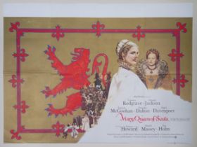 Mary Queen Of Scots, 1971, UK Quad film poster, 76.2 x 101.6 cm Folded