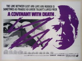 A Covenant With Death, 1967, UK Quad film poster, 76.2 x 101.6 cm Folded