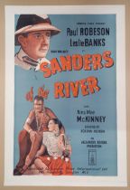 Sanders Of The River, 1935, UK One Sheet film poster, 68.6 x 101.6 cm Rolled