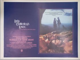 Lady Chatterley's Lover, 1977, UK Quad film poster, 76.2 x 101.6 cm Rolled