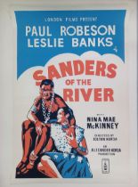 Sanders Of The River, 1935, UK One Sheet film poster, 68.6 x 101.6 cm Rolled