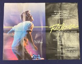 Footloose, 1984, UK Quad film poster, 39.5 x 29.8 inches, Absolute Beginners, 1986, UK Quad film