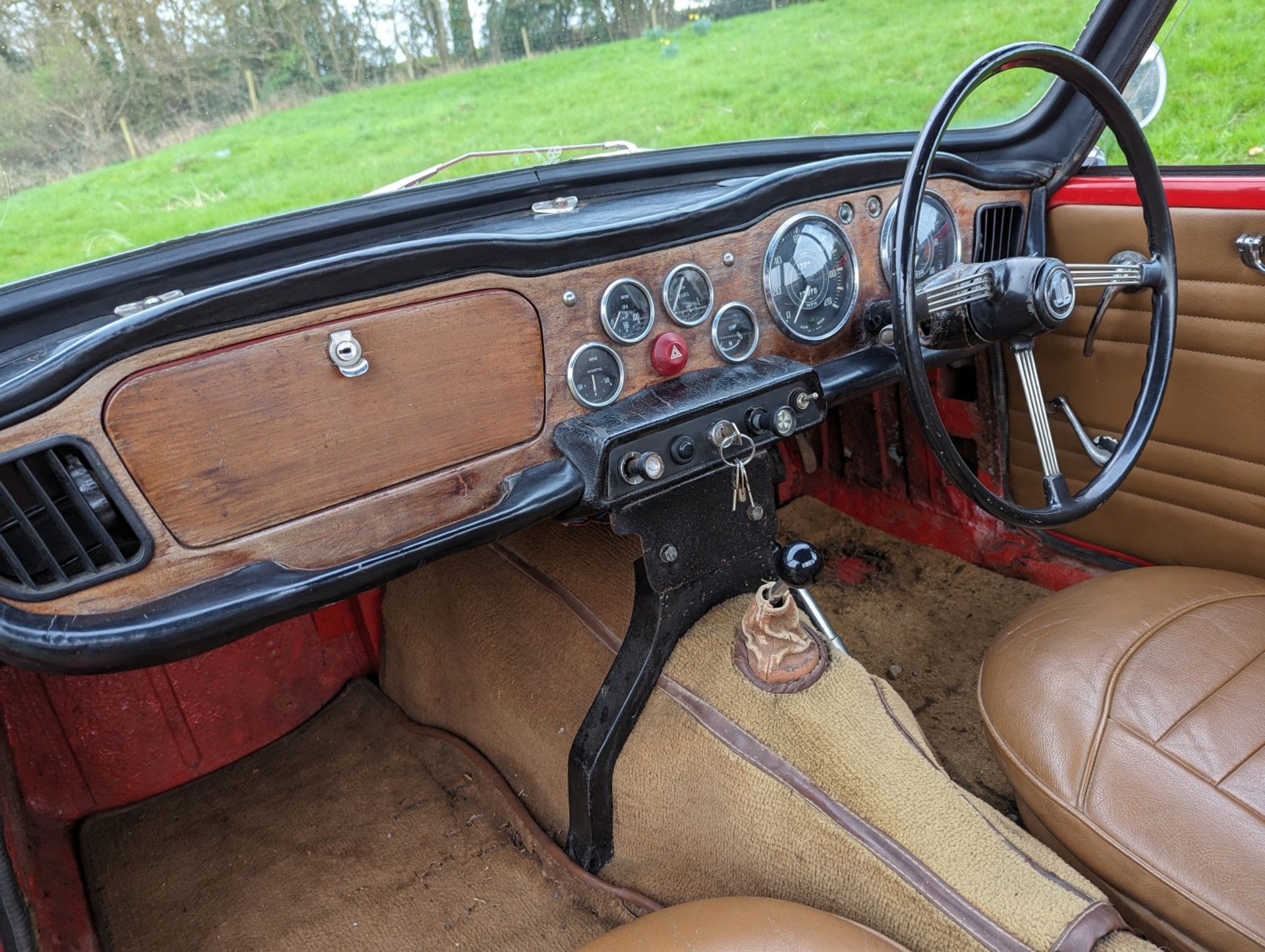 1962 Triumph TR4 Registration number GAS 310 Red with a tan interior Imported from South Africa - Image 7 of 8