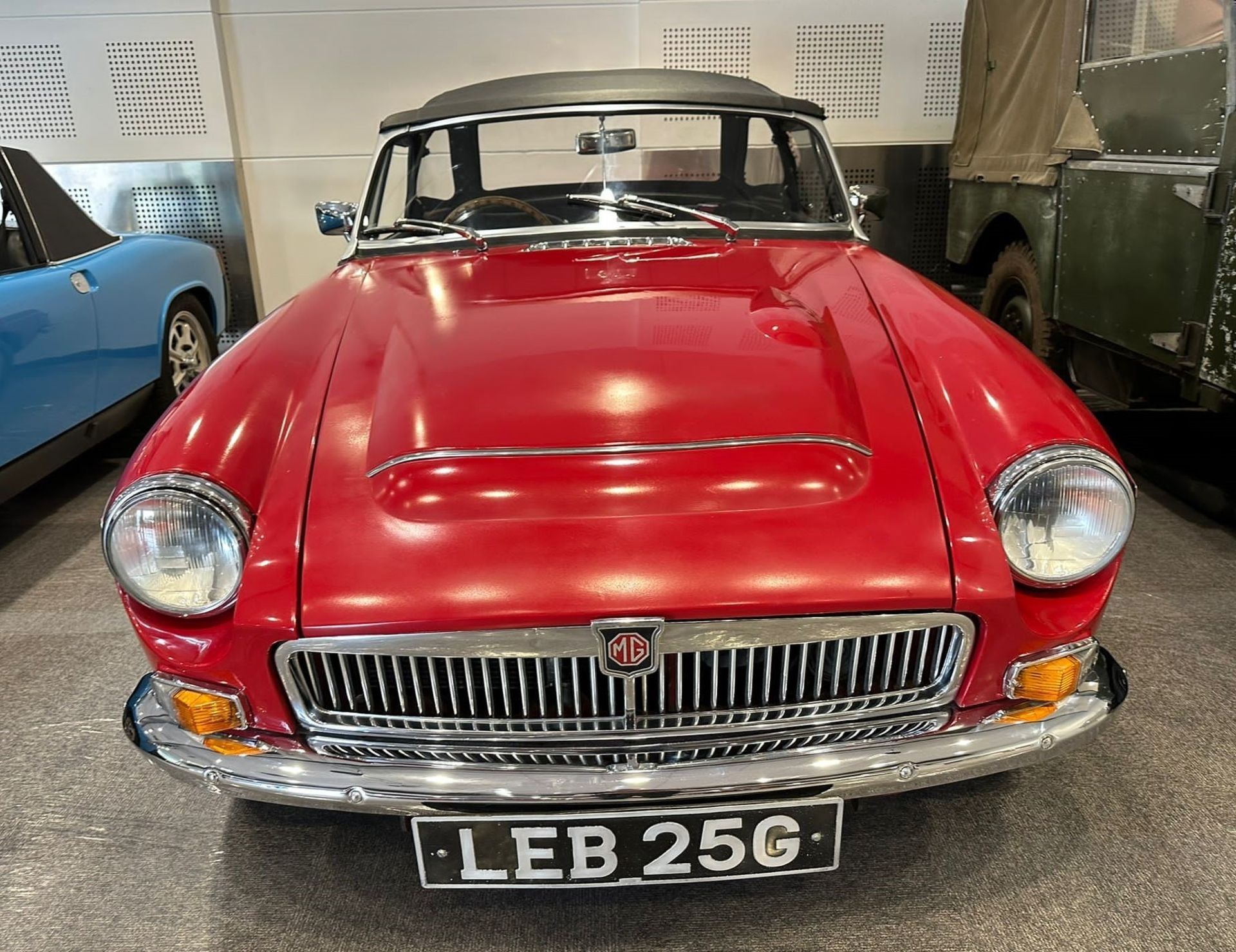 1968 MG C Downton Roadster Registration number LEB 25G Tartan red with a black interior with red - Image 3 of 42