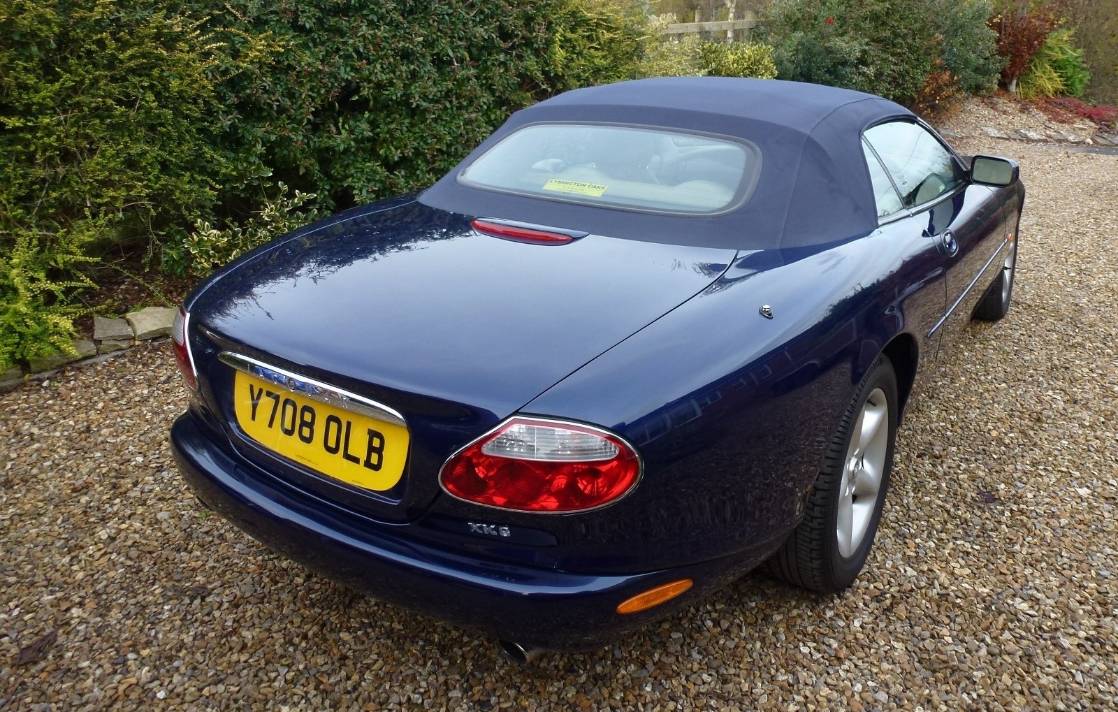 2001 Jaguar XK8 Convertible Being sold without reserve Registration number Y708 OLB Blue with a - Image 4 of 5