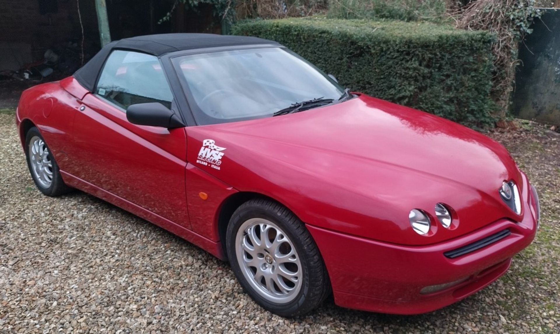 2000 Alfa Romeo Spider Lusso TS Spider Registration number W637 TGS Red with a black interior MOT - Image 11 of 14
