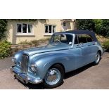 1954 Sunbeam-Talbot 90 Series II Convertible Registration number OXB 812 Metallic blue with a red