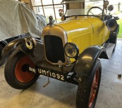 1925 Citroen 5CV Cloverleaf Registration number UM 1092 Affectionately known as Brum Yellow with a