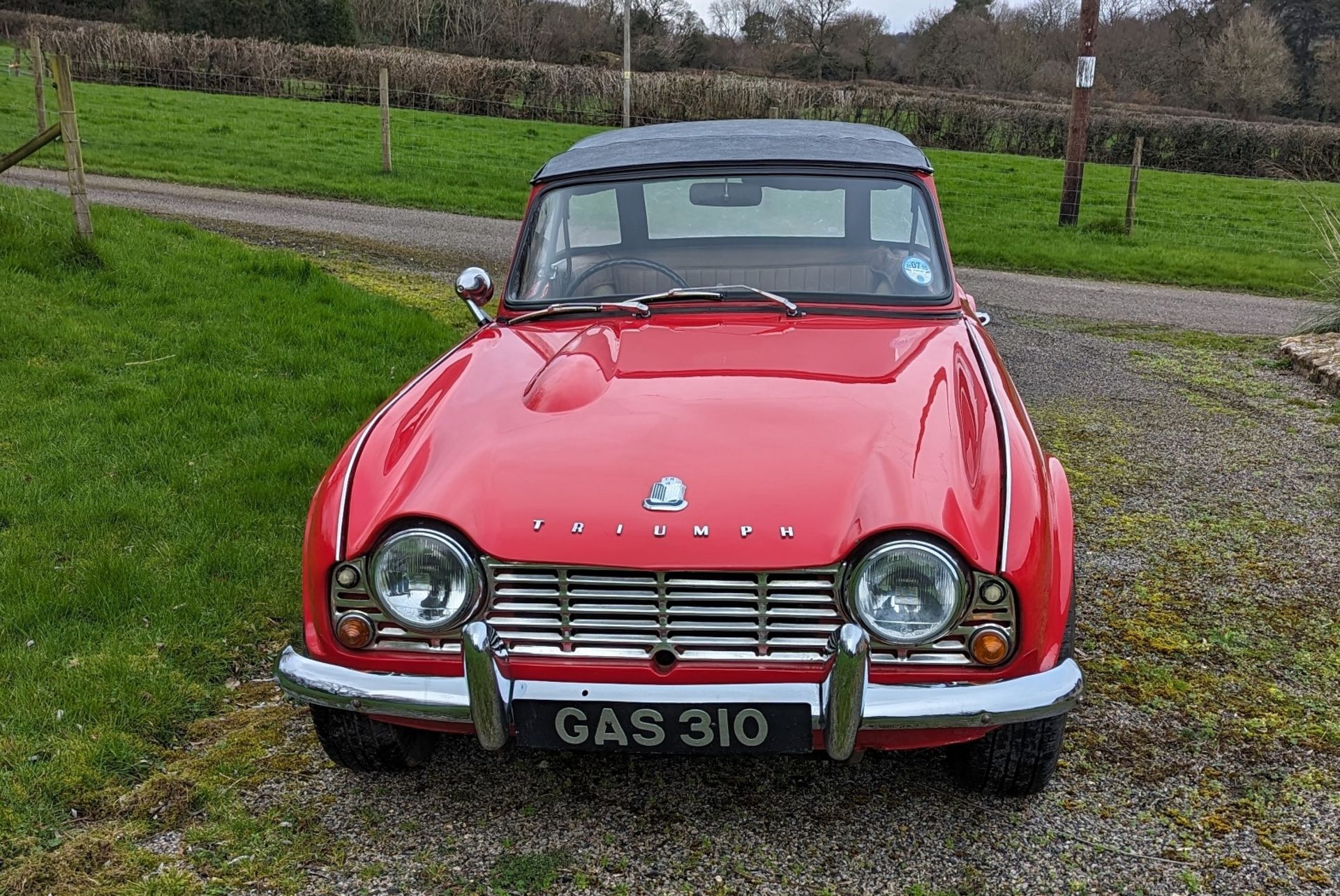 1962 Triumph TR4 Registration number GAS 310 Red with a tan interior Imported from South Africa - Image 2 of 8