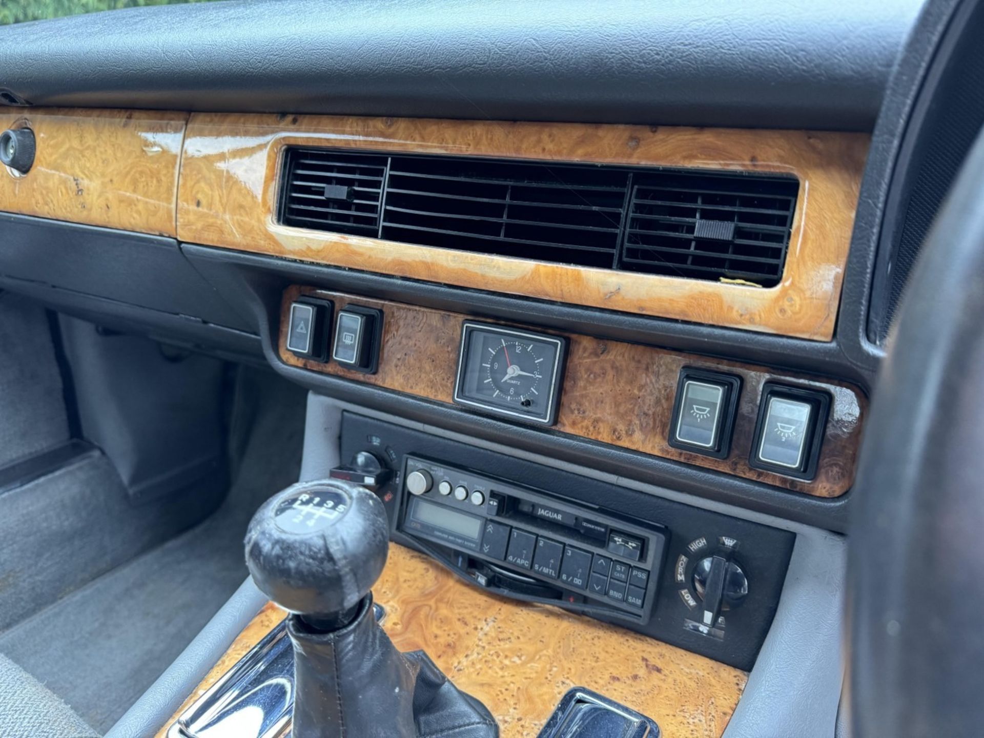 1988 Jaguar XJ-S 3.6 Coupe Registration number E259 OAD Metallic light blue with a half leather - Image 18 of 24