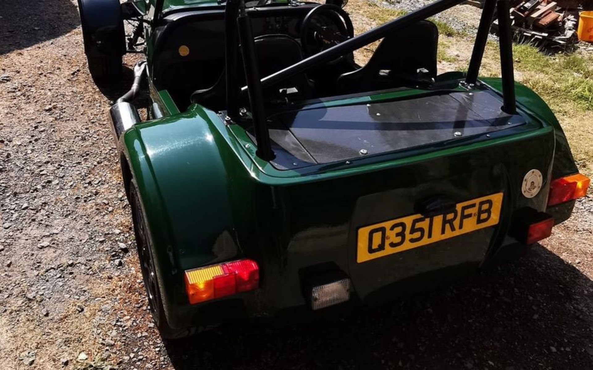 1998 Westfield Sei Registration number Q351 RFB British racing green over carbon graphic Built - Image 8 of 14