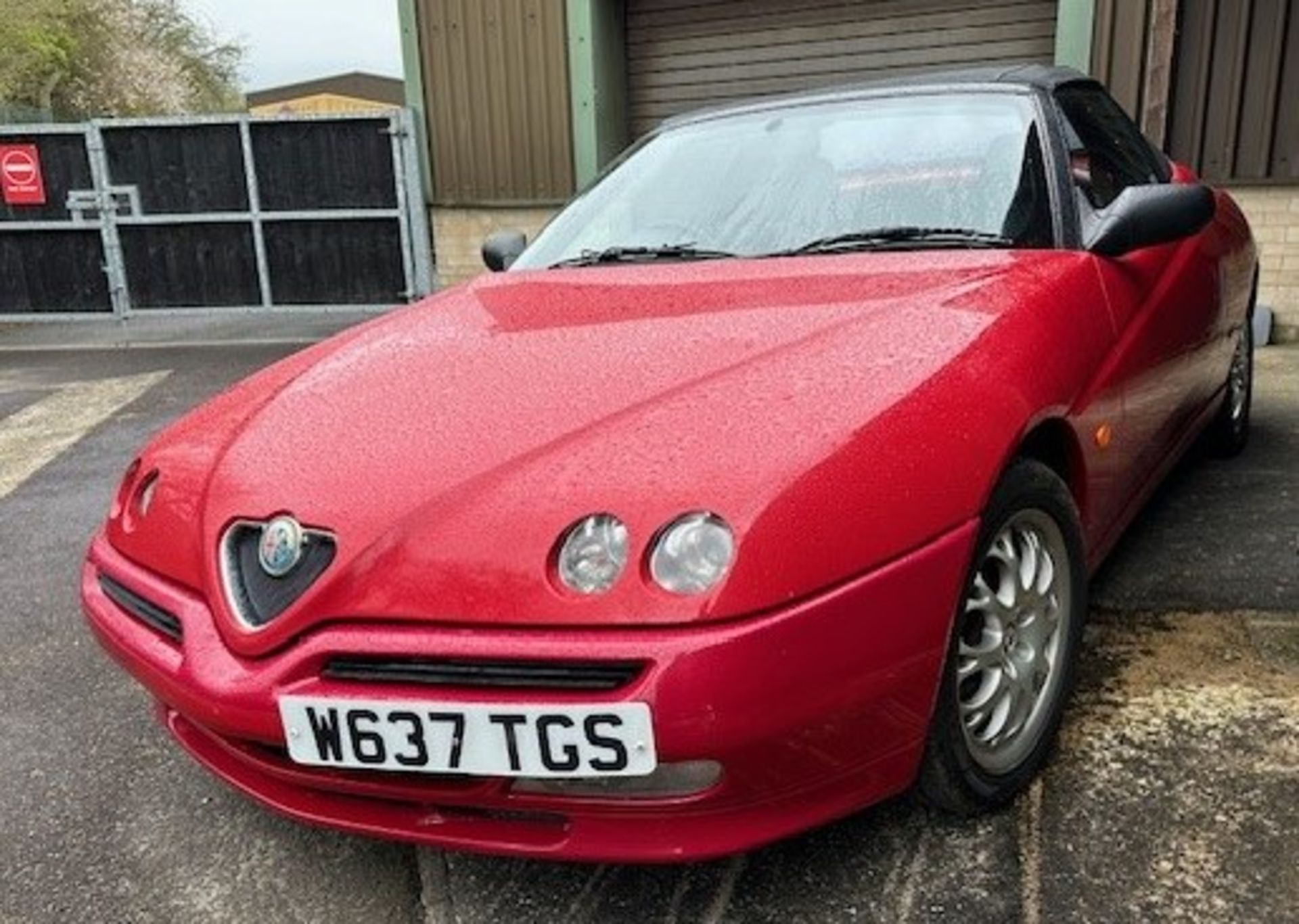 2000 Alfa Romeo Spider Lusso TS Spider Registration number W637 TGS Red with a black interior MOT