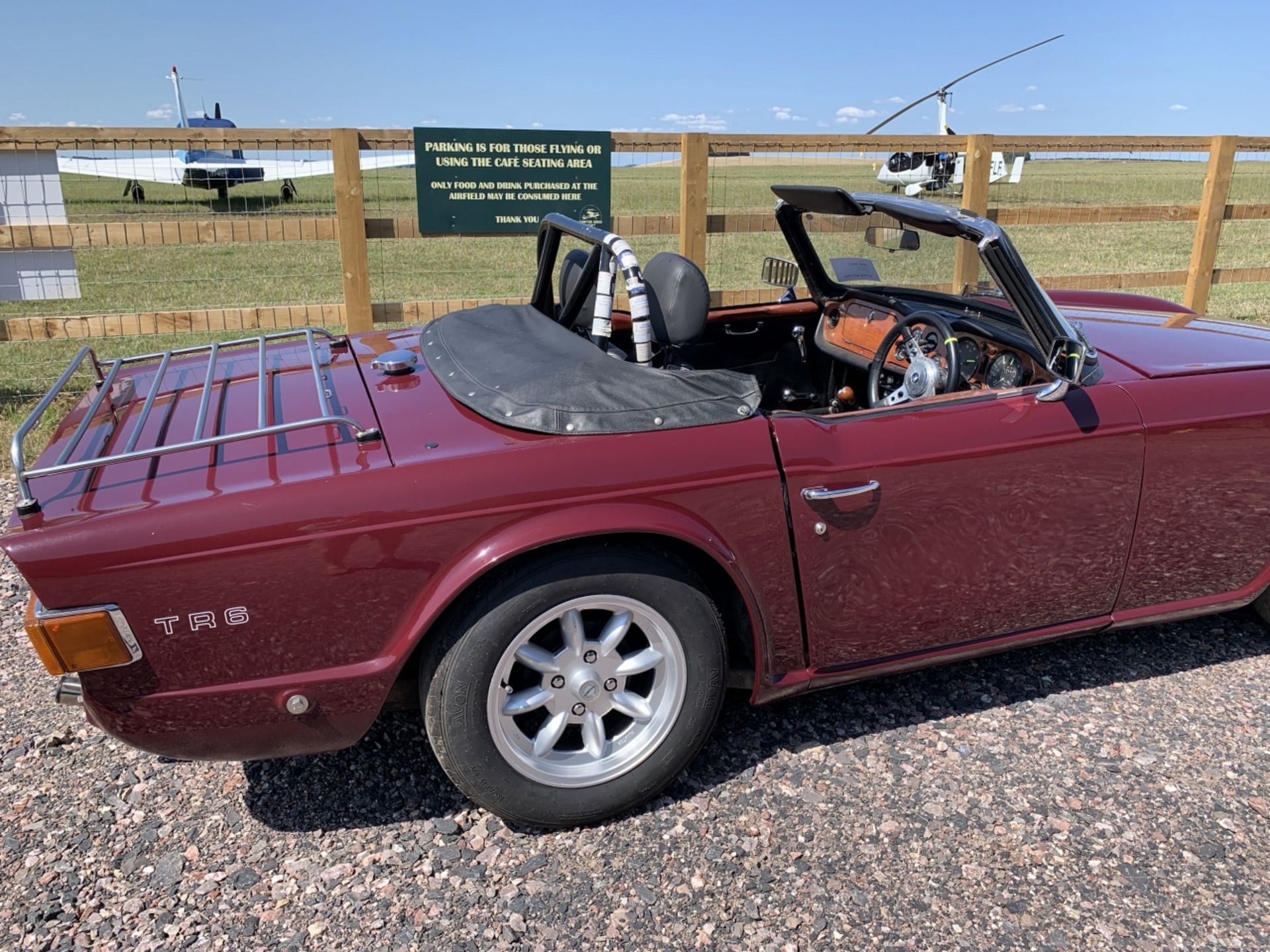 1971 Triumph TR6 150bhp model (UK spec) Registration number KUV 619K  Damson Red with a black - Image 18 of 36