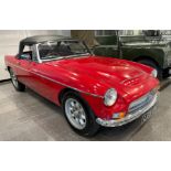 1968 MG C Downton Roadster Registration number LEB 25G Tartan red with a black interior with red
