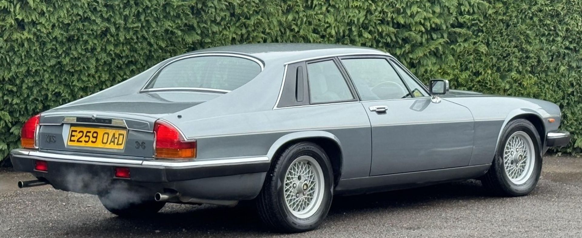 1988 Jaguar XJ-S 3.6 Coupe Registration number E259 OAD Metallic light blue with a half leather - Image 4 of 24