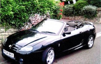 ***Only a partial V5C*** 2004 MG TF Registration number RY04 BKX Diamond black with a half leather