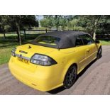 2009 Saab 9-3 Vector 1.8 Convertible Registration number YD58 YCK Saffron yellow with a black