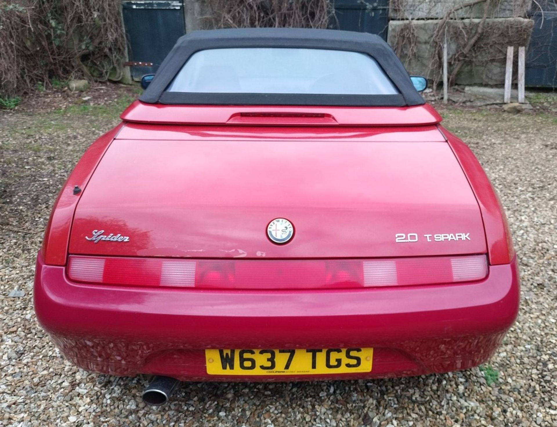 2000 Alfa Romeo Spider Lusso TS Spider Registration number W637 TGS Red with a black interior MOT - Image 14 of 14
