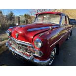 1955 Vauxhall Velox Registration number WKL 944 Chassis number E1PV205551 Engine number EP205012 Red