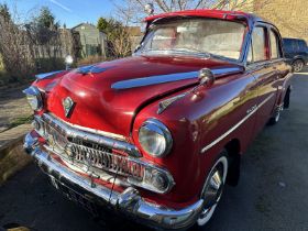 1955 Vauxhall Velox Registration number WKL 944 Chassis number E1PV205551 Engine number EP205012 Red