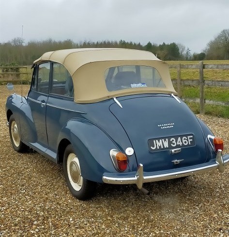 1967 Morris Minor Convertible Registration number JMW 346F Chassis number M-A75-1182908 Trafalgar - Image 2 of 8