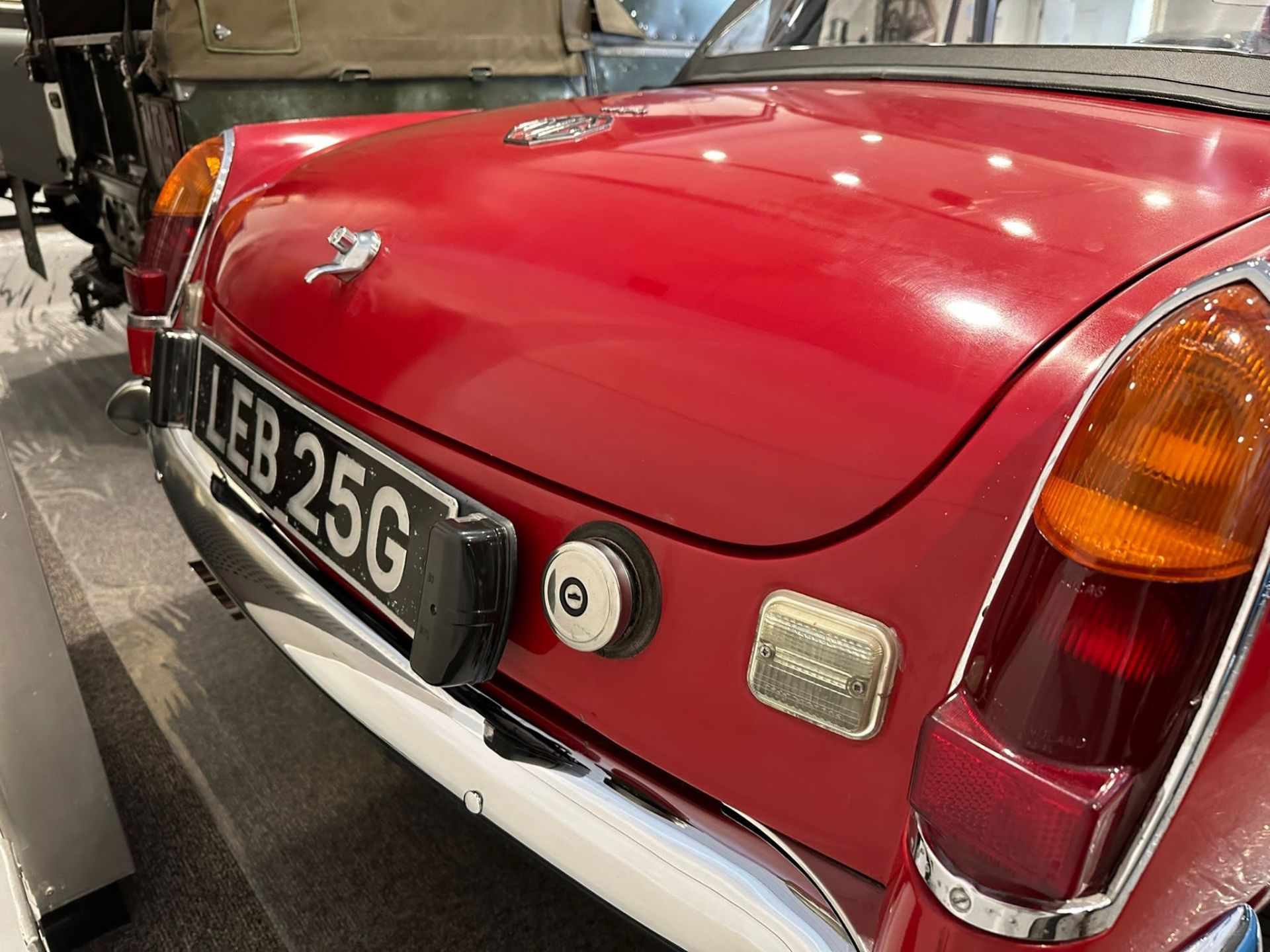 1968 MG C Downton Roadster Registration number LEB 25G Tartan red with a black interior with red - Image 27 of 42