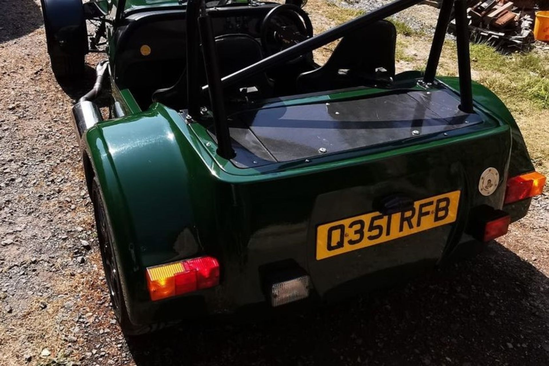 1998 Westfield Sei Registration number Q351 RFB British racing green over carbon graphic Built - Image 9 of 14