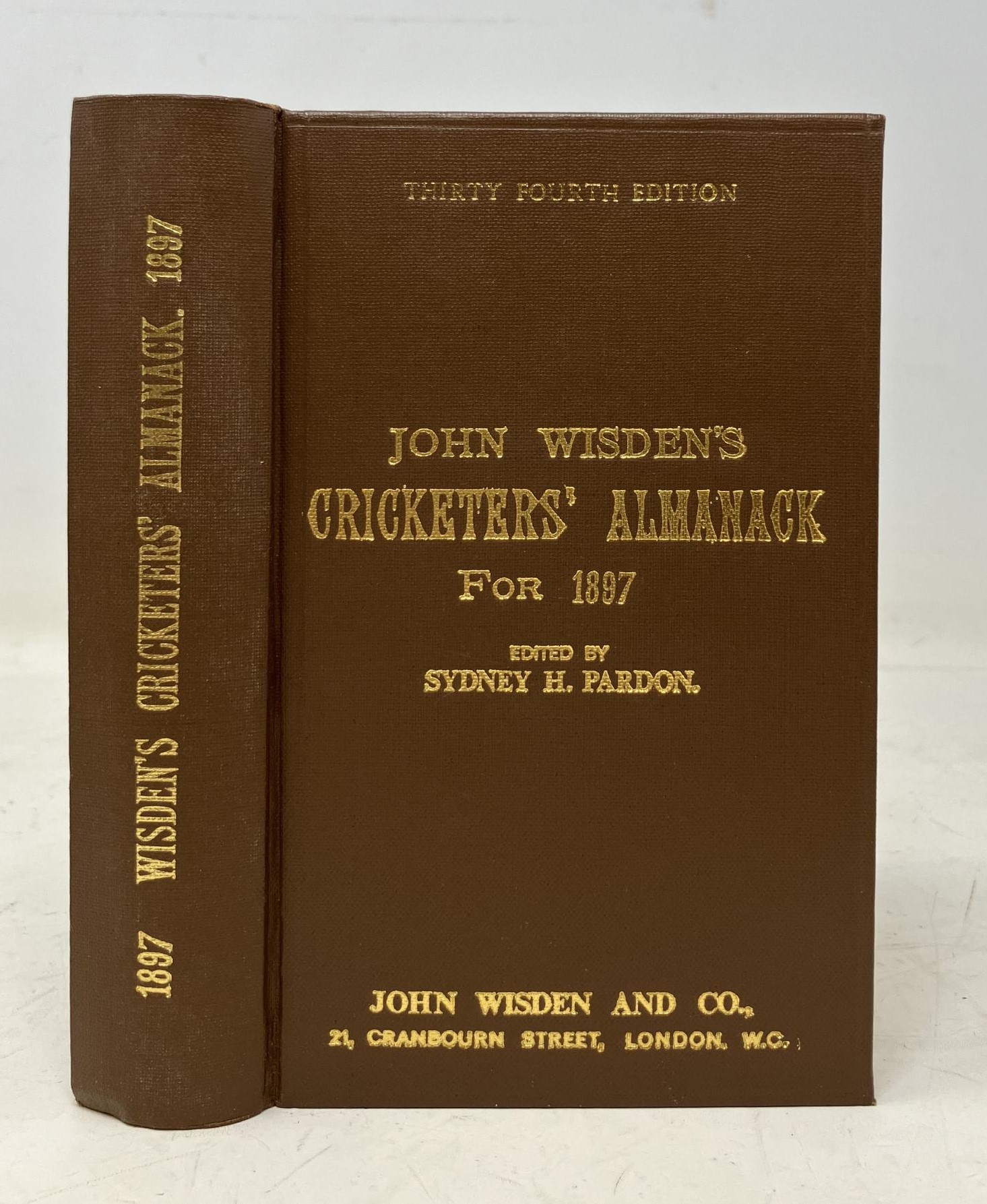 A Wisden Cricketers' Almanack, 1897 Provenance:  From the Harry Brewer Cricket Memorabilia - Image 2 of 3