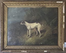 19th century, English school. a favourite terrier, oil on canvas, 39 x 49 cm Been in a dry place,