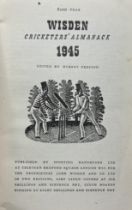 A Wisden Cricketers' Almanack, 1945 Provenance:  From the Harry Brewer Cricket Memorabilia