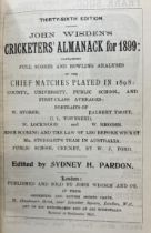 A Wisden Cricketers' Almanack, 1899 Provenance:  From the Harry Brewer Cricket Memorabilia